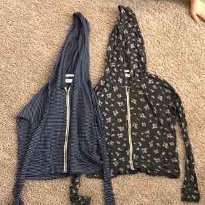 Abercrombie kids zip ups